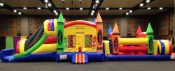 CC2 1641924731 Coloring Bounce House Combo With Obstacle