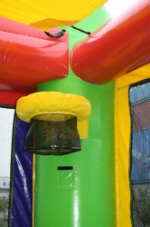 basketball20goal 510488572 Retro Bounce House Combo