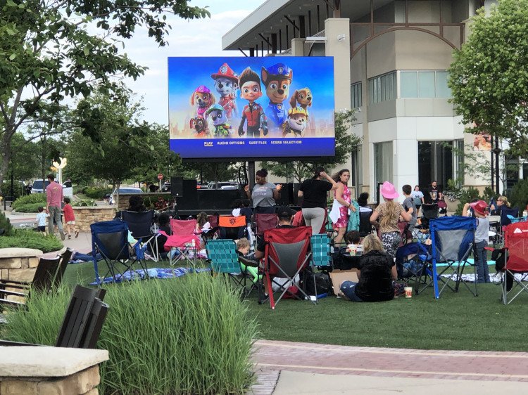 LED  Outdoor Movie Screen